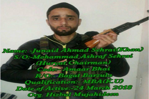 Sehrai’s son reportedly joins Hizb