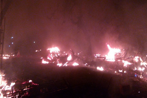 Army’s seasonal huts along Mughal road set ablaze by unknown persons