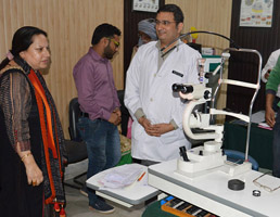 Asiea Naqash inaugurates surgical camp, retina care services camp at Rotary Eye Hospital