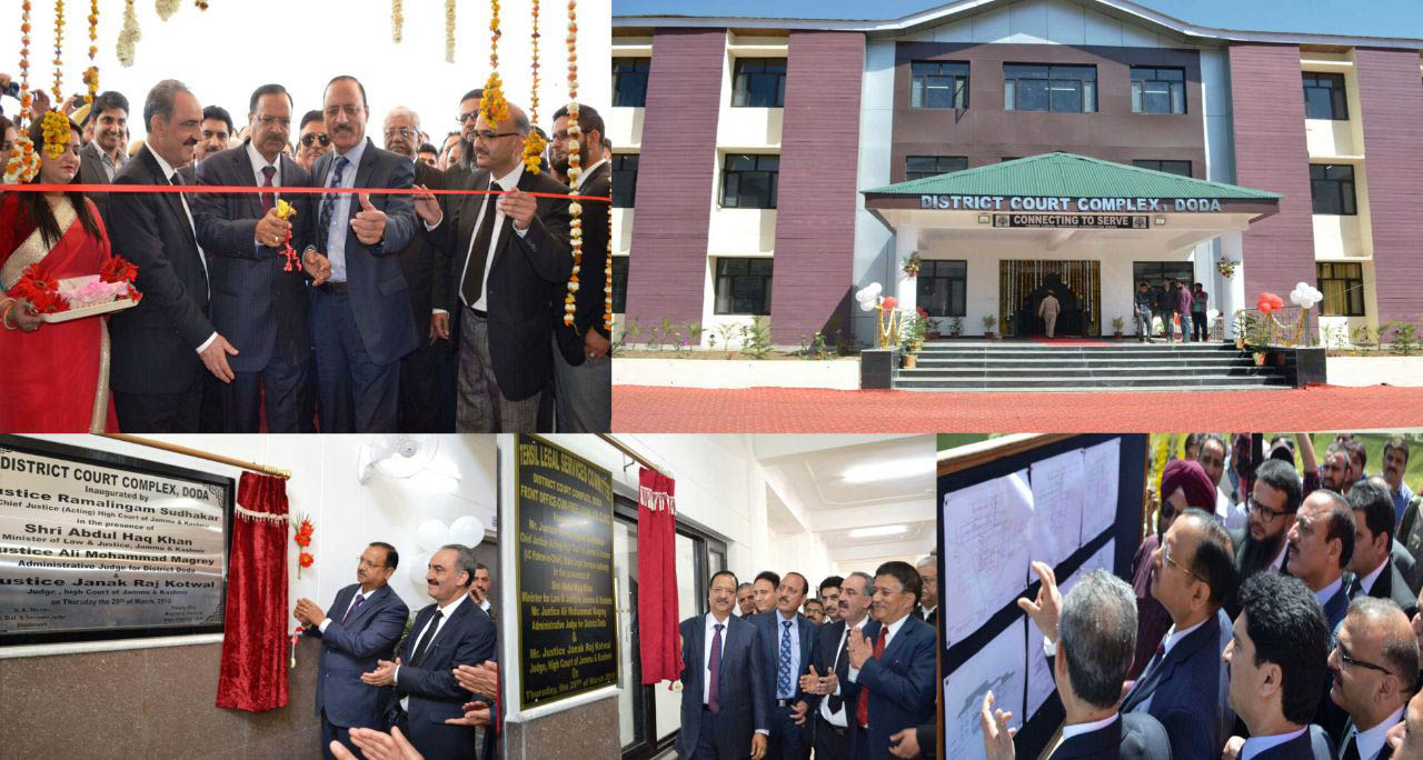 Chief Justice inaugurates Distt court complex at Doda