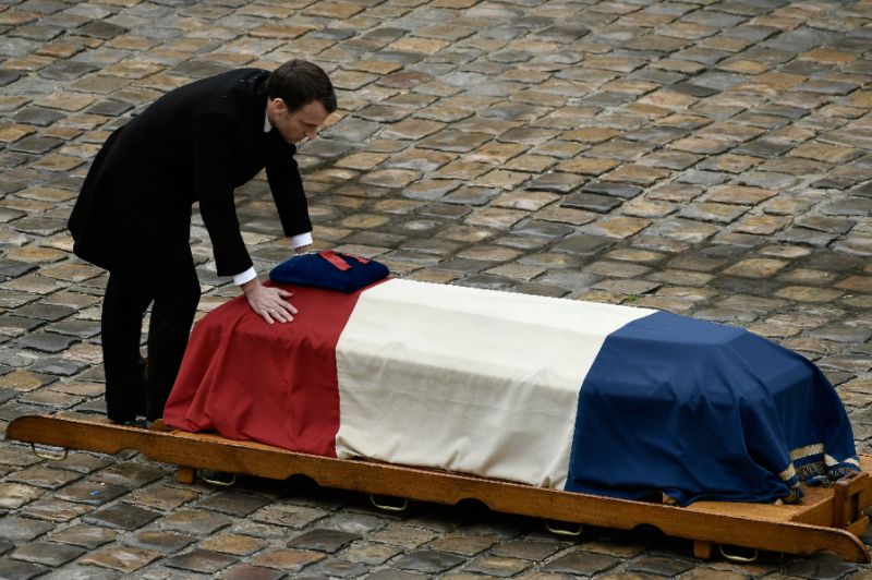 Macron hails slain policeman as symbol of ‘French resistance’