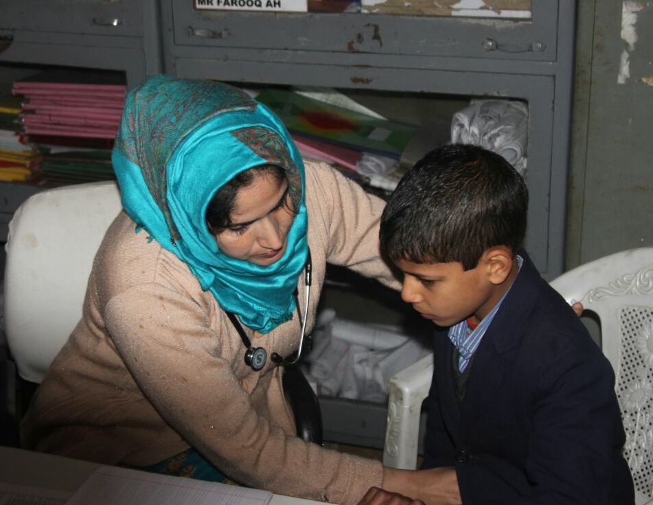 Army organizes health camp for students