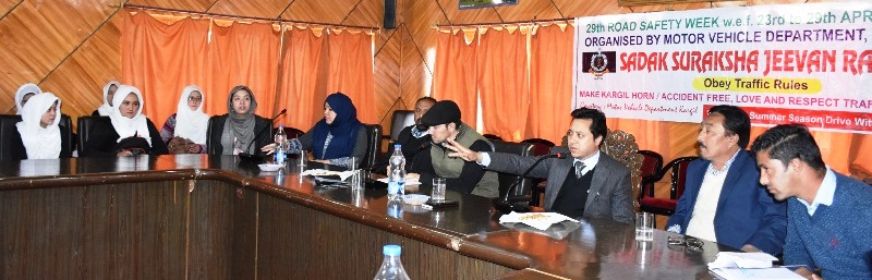 Road safety awareness session held at Kargil
