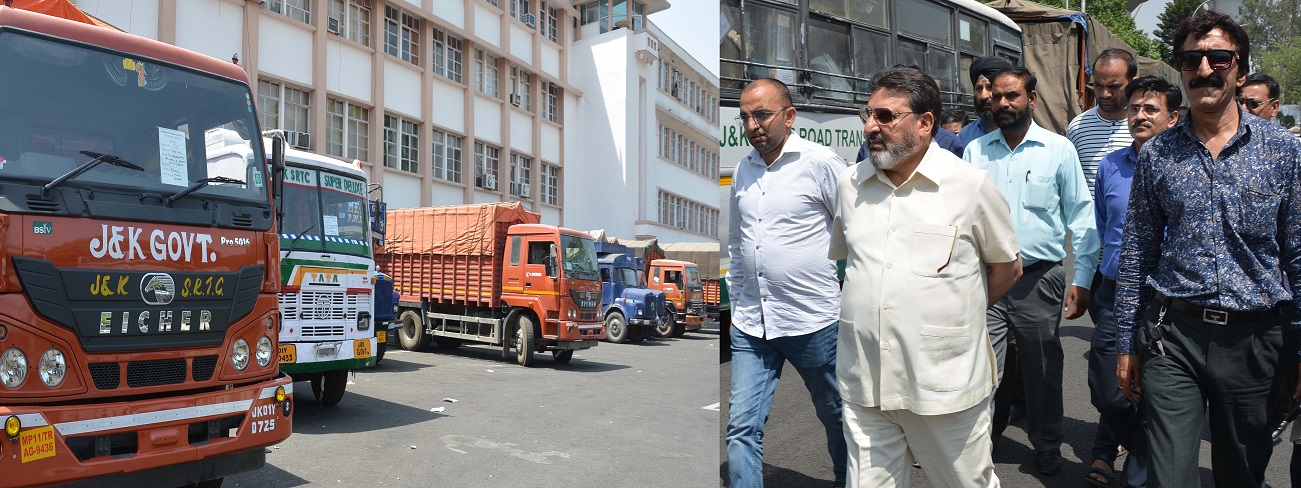 Darbar move: Altaf  Bukhari visits Civil Sect, inspects dispatch of official record process