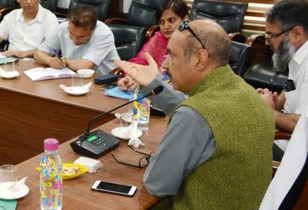 Basharat Bukhari for ensuring sustainable irrigation facilities for horticulture