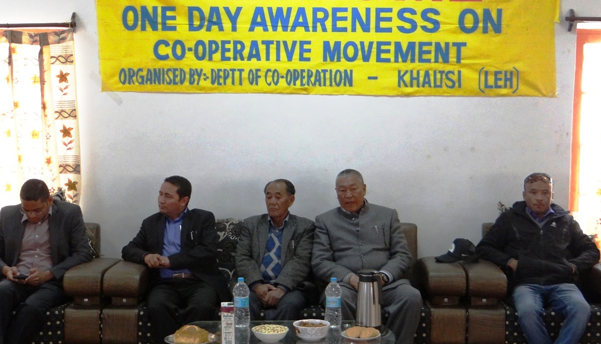 Dorjay chairs awareness camp on co-operative movement in Leh