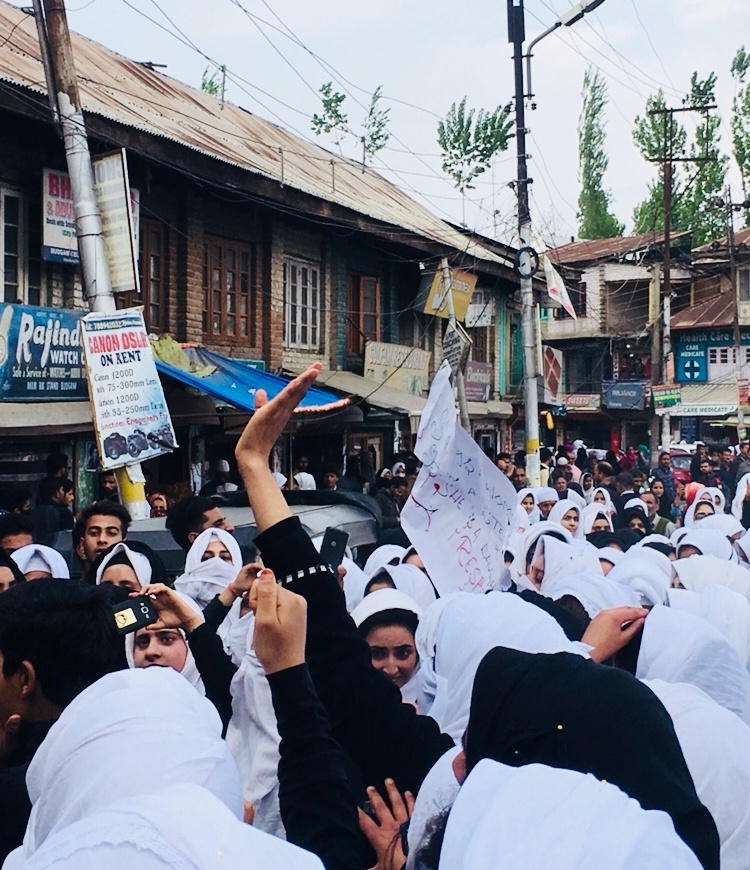 Student protests rock Budgam town
