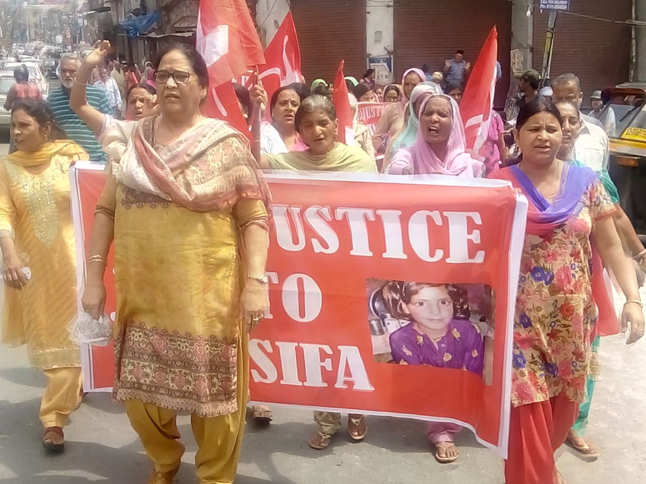 NC takes protest march; seeks exemplary punishment to Rasaana rape, murder accused