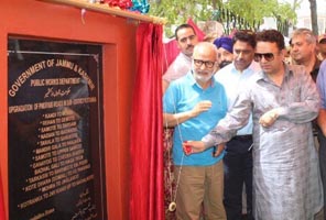Naeem, Zulfkar lay foundation for upgradation of 130KM road length in Rajouri