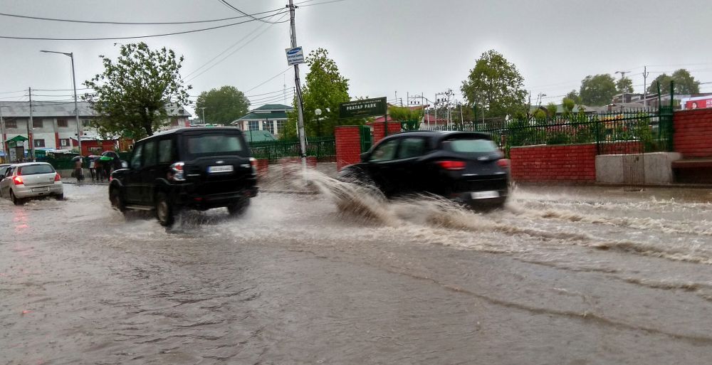 This is how posh Residency road looked today…