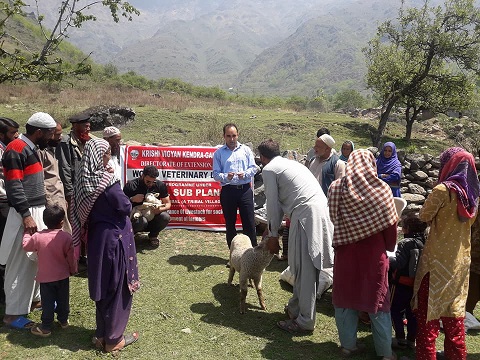 On WVD KVK-Ganderbal reaches a tribal village