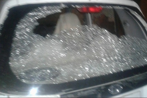 Grenade attack in Safakadal, four vehicles damaged