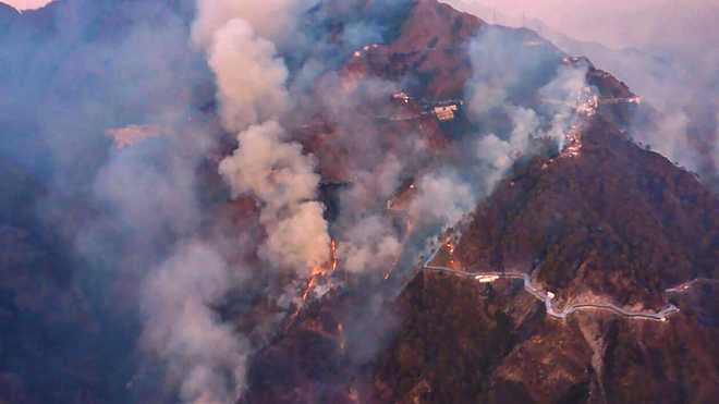 IAF lends helping hand to douse fires in J-K, Punjab