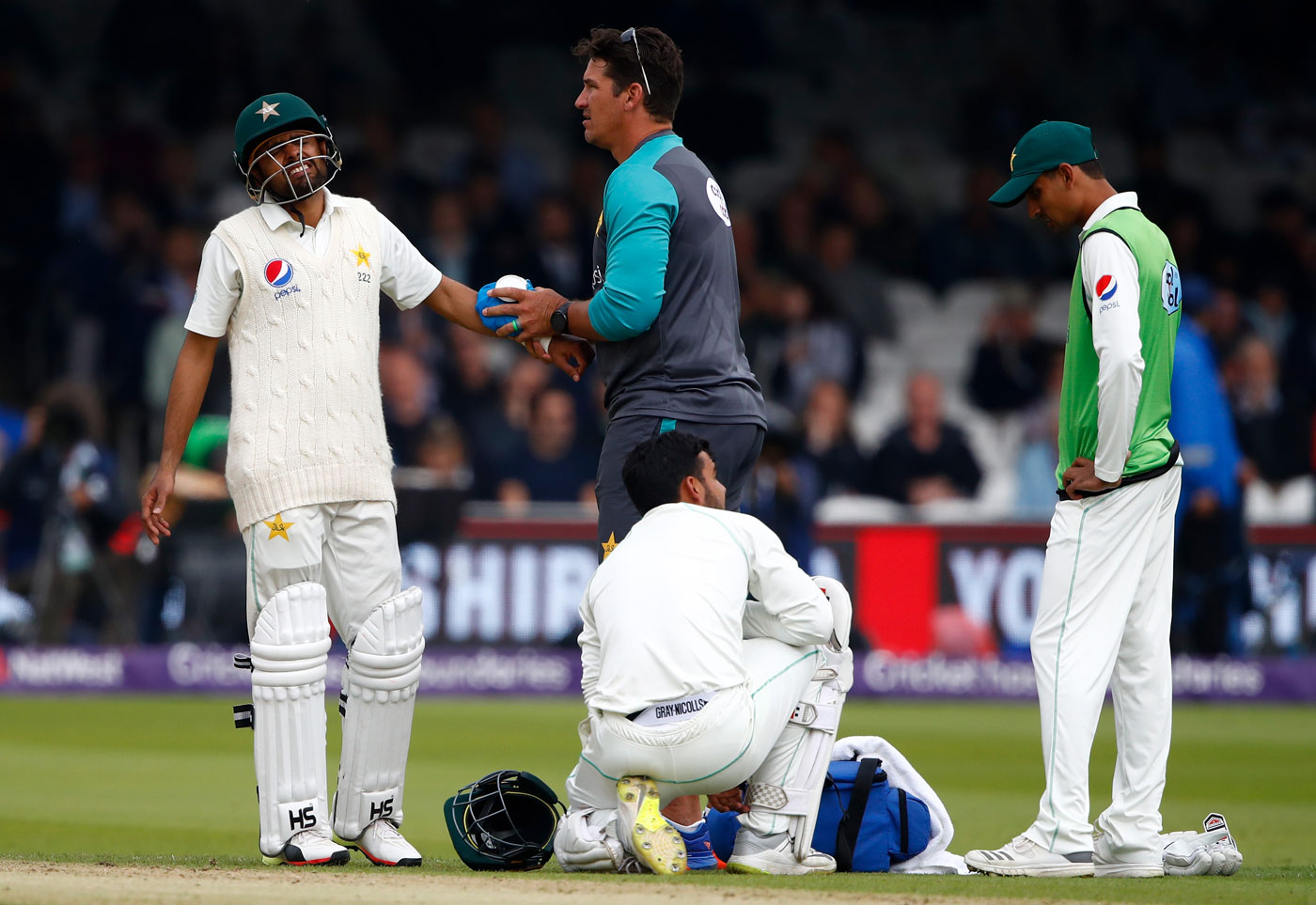 Babar Azam out of England series with broken arm