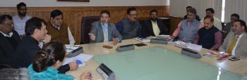 Altaf Bukhari reviews regularization process of Casual Workers