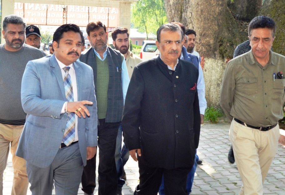 Prof Mattoo reviews Mela Kheer Bhawani arrangements