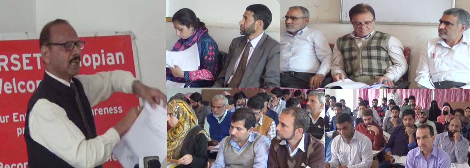Workshop on SHG-Bank Linkage programme organized in Shopian
