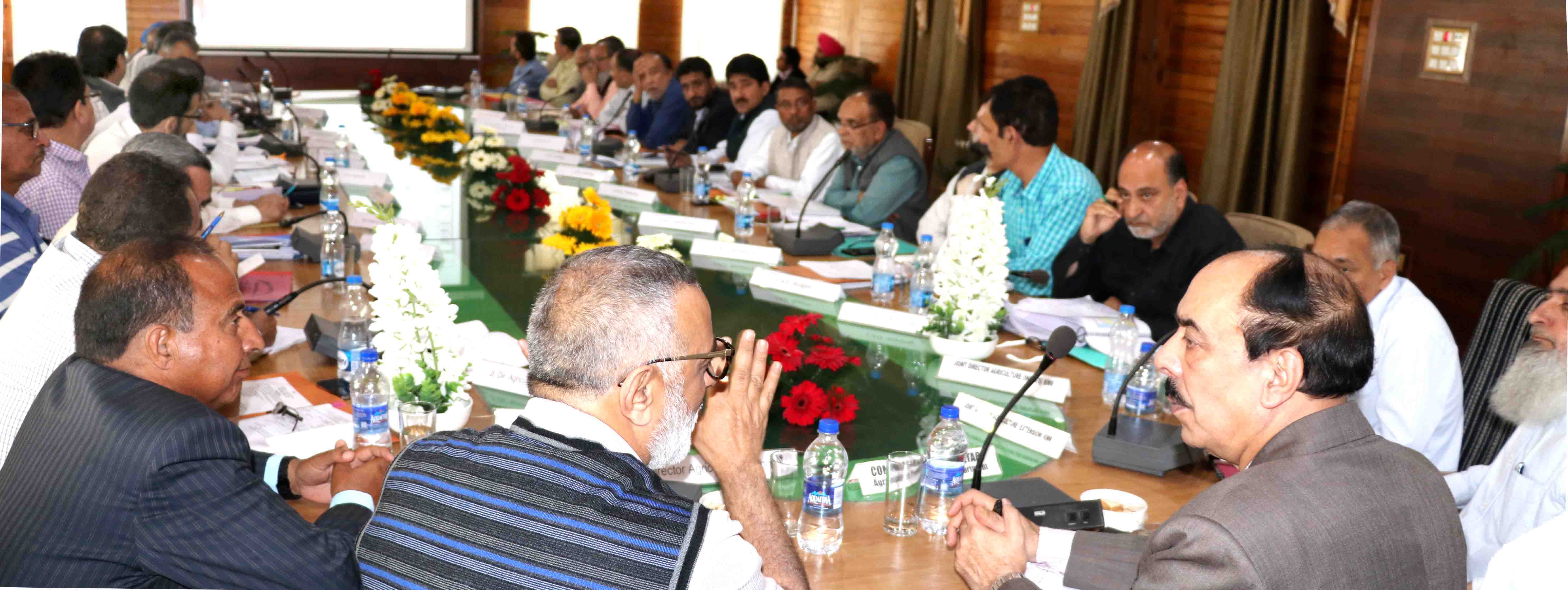 Comm Secry Agri chairs maiden review meet