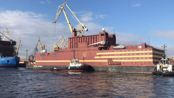 Russia unveils world’s first floating nuclear power station