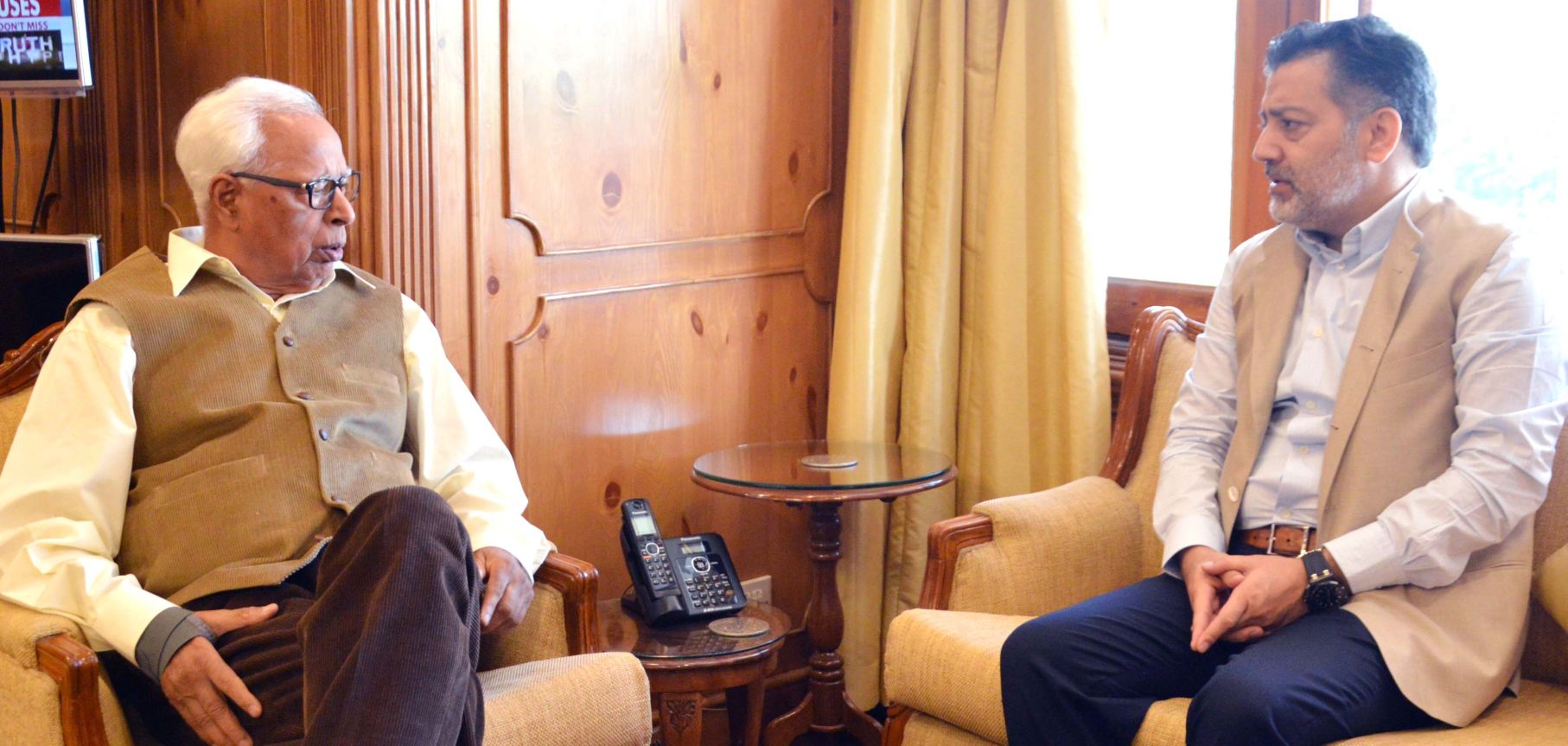 Minister for IT, Technical Education and Higher Education meets Governor