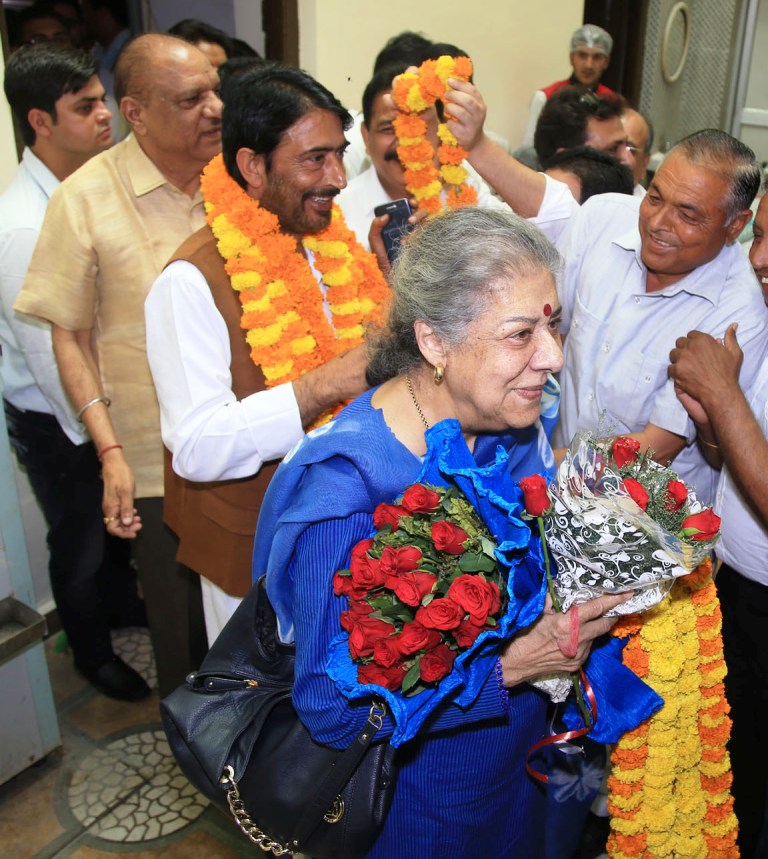 Ambika Soni on two day Visit of J&K