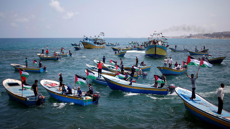 Palestinians launch boats from Gaza to protest Israeli blockade