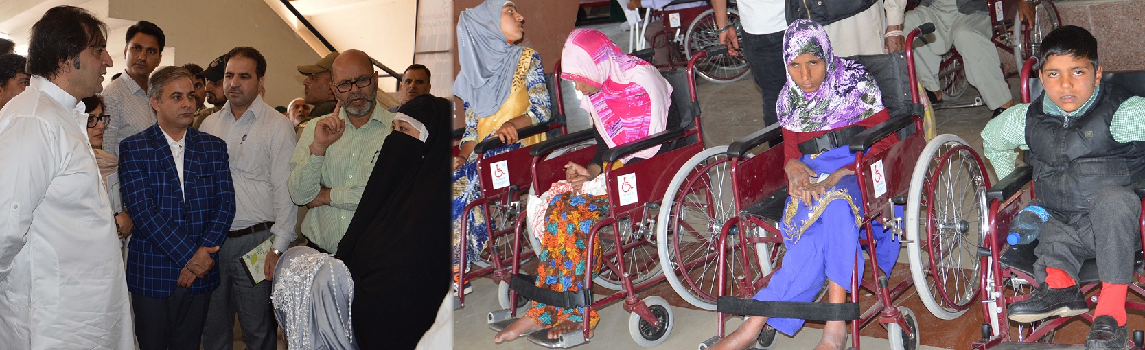 Sajad Lone inaugurates 3-day prosthetic aids camp