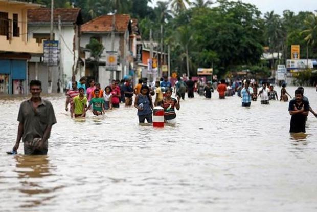 Over 8,000 people affected by Sri Lanka flash floods