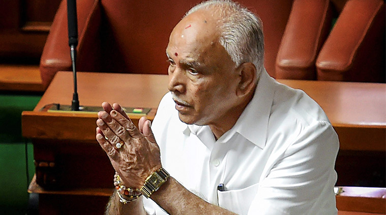 Before floor test, Yeddyurappa resigns as Karnataka CM