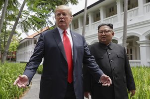 Trump describes his first-ever meeting with Kim as ‘really fantastic’
