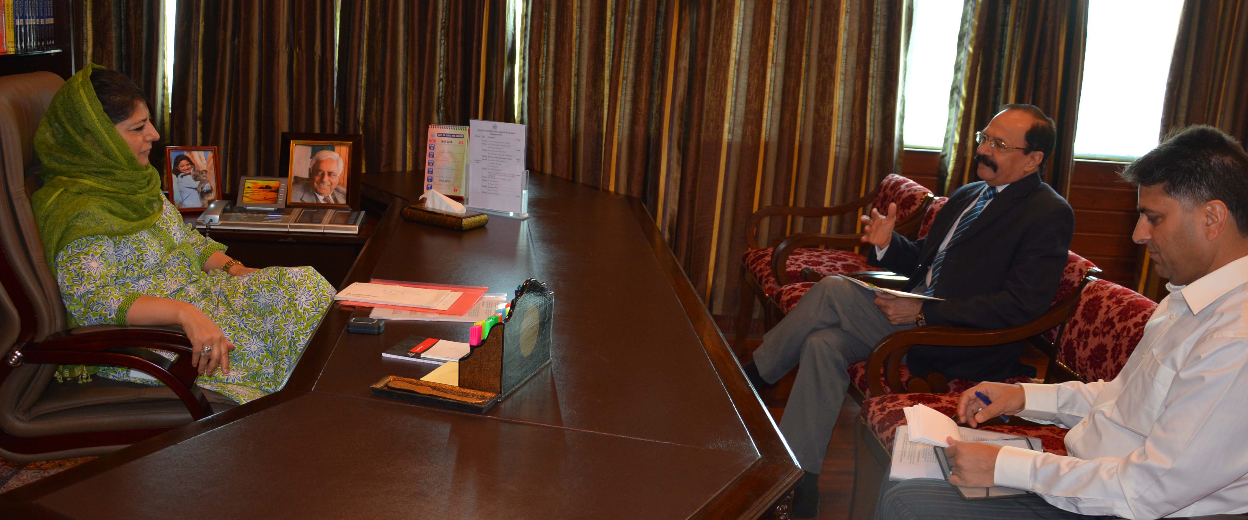 Lt. Gen. Marwah calls on Chief Minister