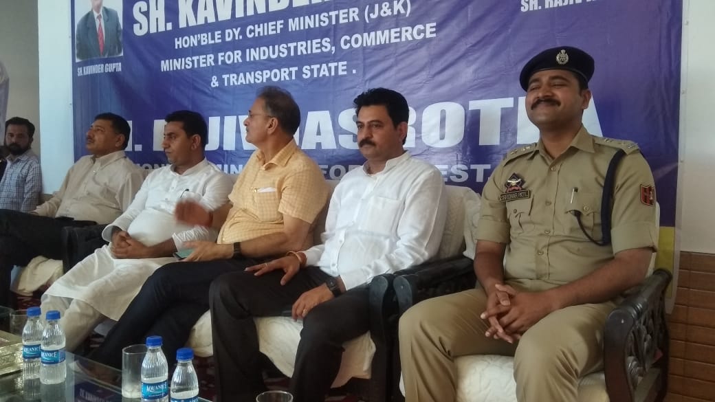 Industries Association Kathua felicitates Dy CM, Forest Minister