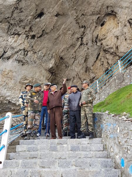 Governor reviews arrangements at Holy Cave, Panjtarni, Domel and Baltal Yatra Camps
