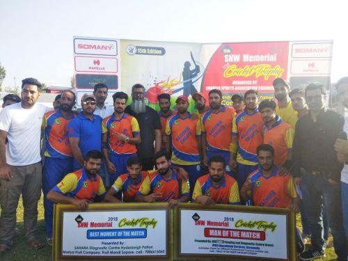 Kashmir Knights beat PCC Pattan By 7 Wickets