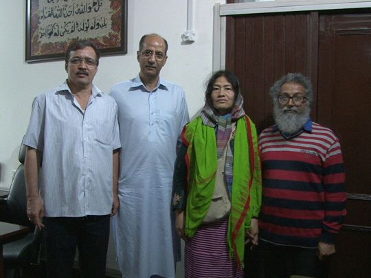 Irom Sharmila calls on Nasir Aslam Wani