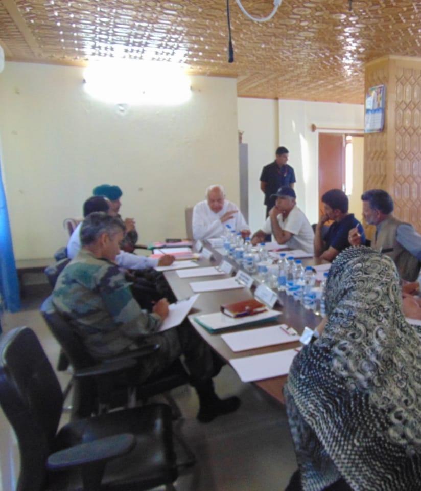 Dr. Farooq Abdullah attends BB Cant Board Meeting