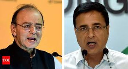 Jaitley, Surjewala in war of words after former’s attack on Rahul
