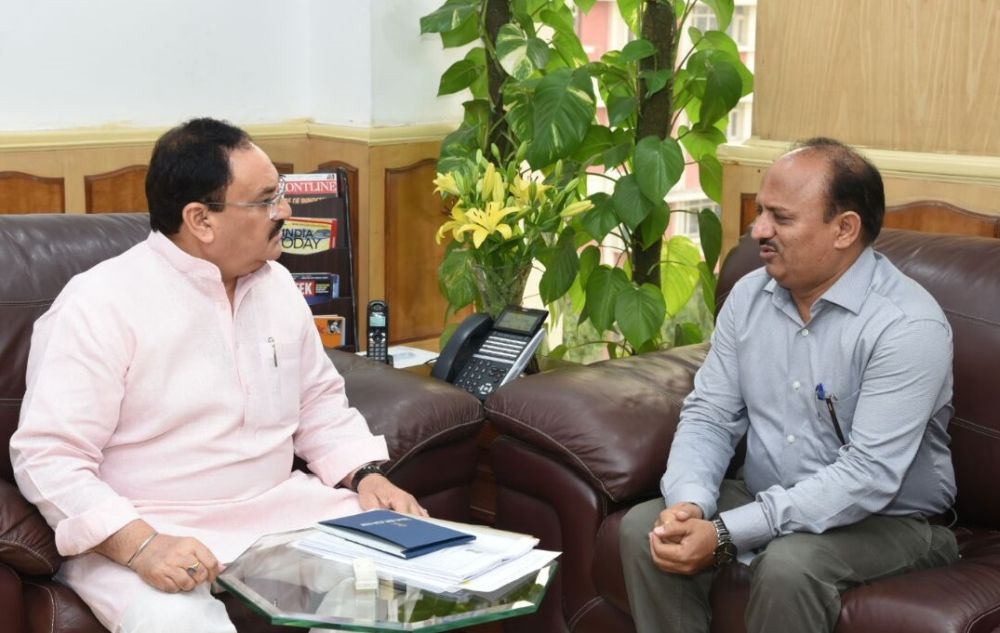 Dr Manyal calls on Union Health Minister