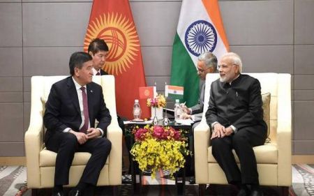 Modi holds bilateral talks with presidents of Kazakhstan, Kyrgyzstan and Mongolia