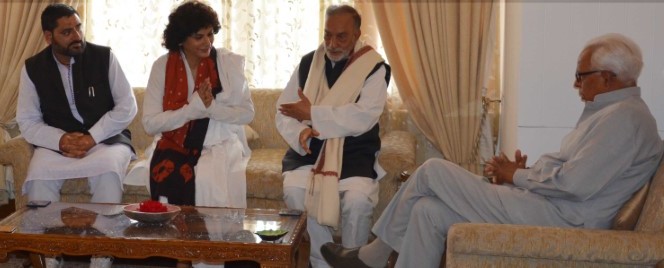 Prof. Bhim Singh meets Governor