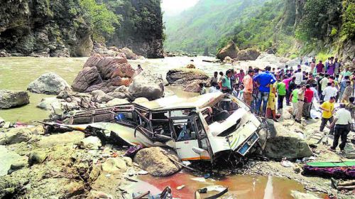 47 killed as bus falls into gorge in U’khand