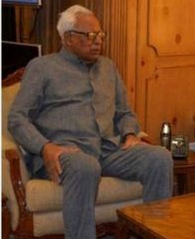 Sajad Lone meets Governor