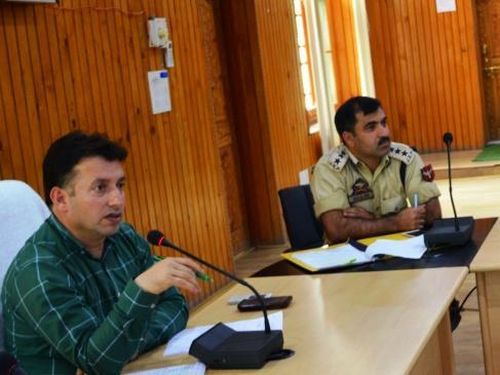 ADC Budgam reviews arrangements for district-level sports competition