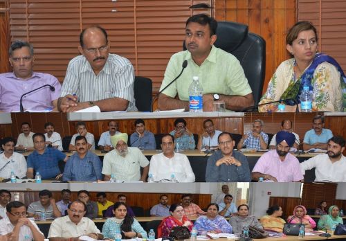 DC Jammu reviews performance of education, health deptts