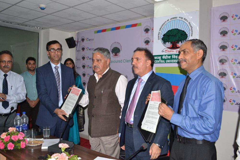 JK Bank and Jammu Central University strengthen ties