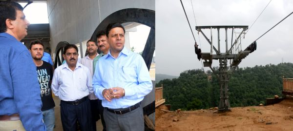 Div Com reviews progress on Jammu Ropeway Project