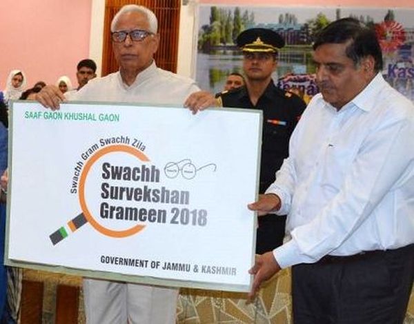 Governor launches “Swachh Survekshan Grameen-2018”