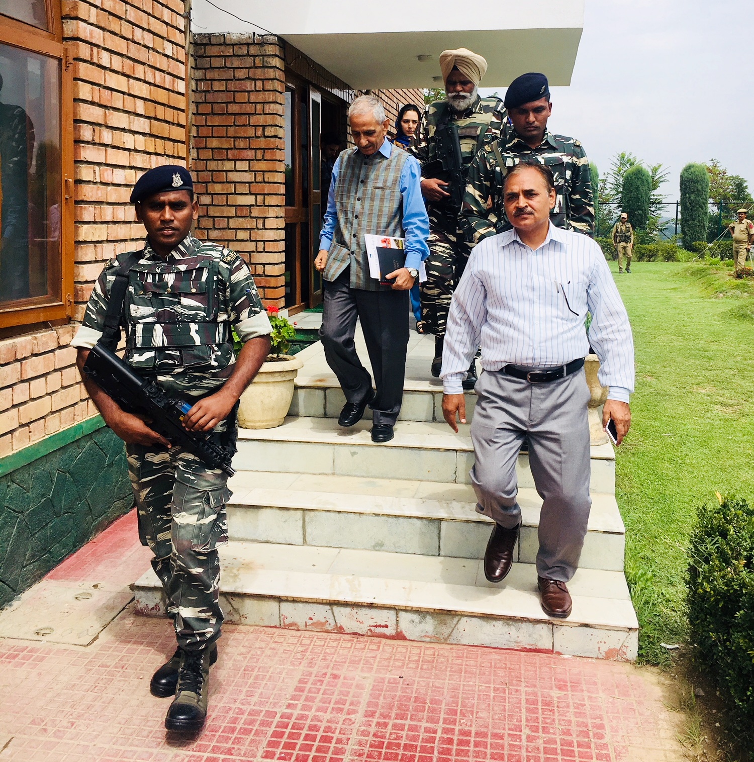 Dineshwar Sharma meets 11 delegations in Budgam