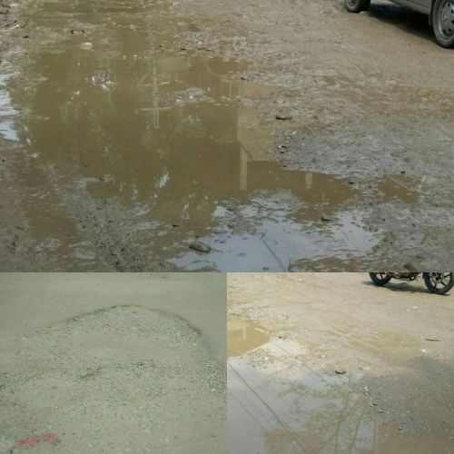 Dilapidated roads in the heart of Ganderbal town irk commuters