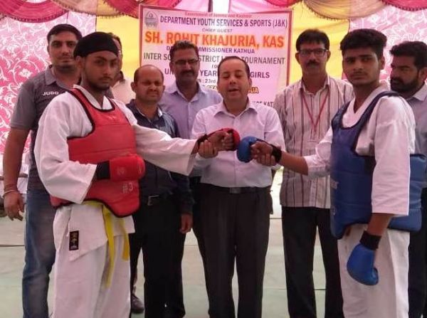 Inter School Karate tournament organised at Kathua